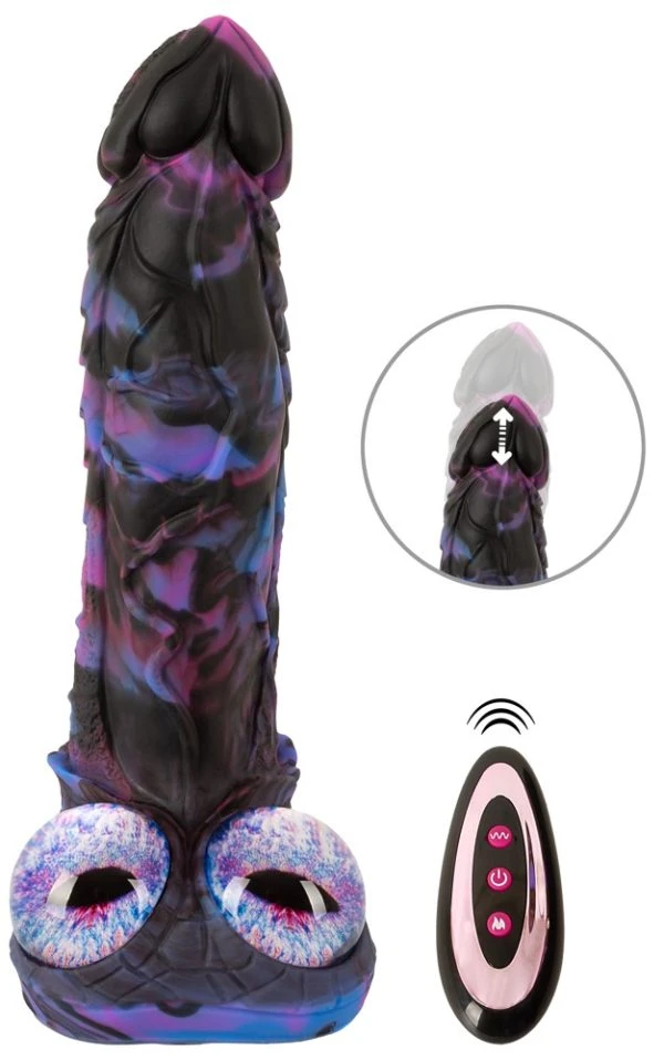 Beasty Cocks Stoßvibrator Firefly Fantasies mit Wärme und Fernbedienung, blau Beasty Cocks Stoßvibrator Firefly Fantasies mit Wärme und Fernbedienung, blau