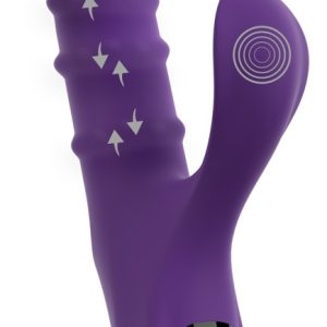 You2Toys Nodding Rabbit Vibrator mit 3 Moving Rings, lila You2Toys Nodding Rabbit Vibrator mit 3 Moving Rings, lila – Bild 5