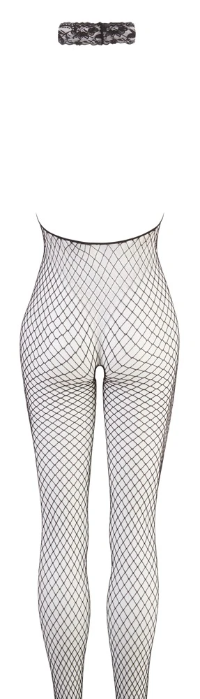 Fantasy by Cottelli Netz-Catsuit ouvert schwarz