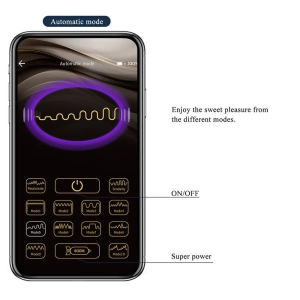 Pretty Love Schmetterlings-Panty-Massager mit App-Steuerung pink