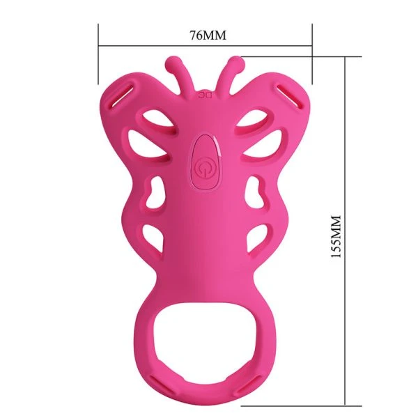 Pretty Love Schmetterlings-Panty-Massager mit App-Steuerung pink
