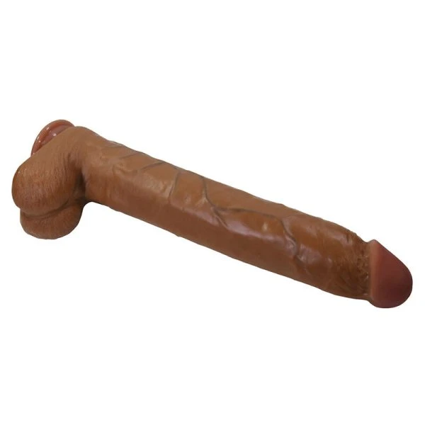 Pretty Love Dany Realistischer Dildo mit Saugnapf, 36 cm, Braun