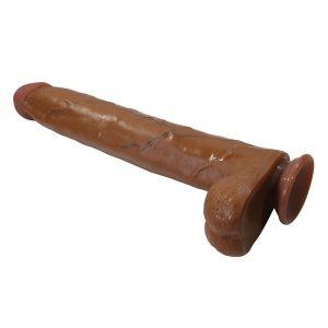 Pretty Love Dany Realistischer Dildo mit Saugnapf, 36 cm, Braun Pretty Love Dany Realistischer Dildo mit Saugnapf, 36 cm, Braun – Bild 4
