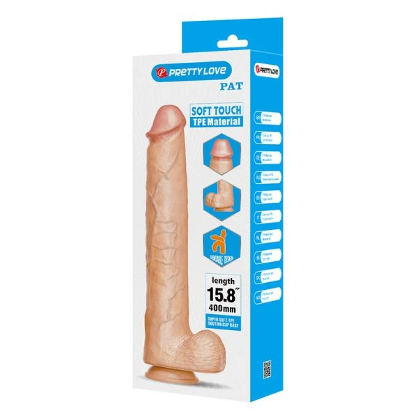 Pretty Love Flexibler Realistischer Dildo mit Saugnapf 40 cm Pretty Love Flexibler Realistischer Dildo mit Saugnapf 40 cm