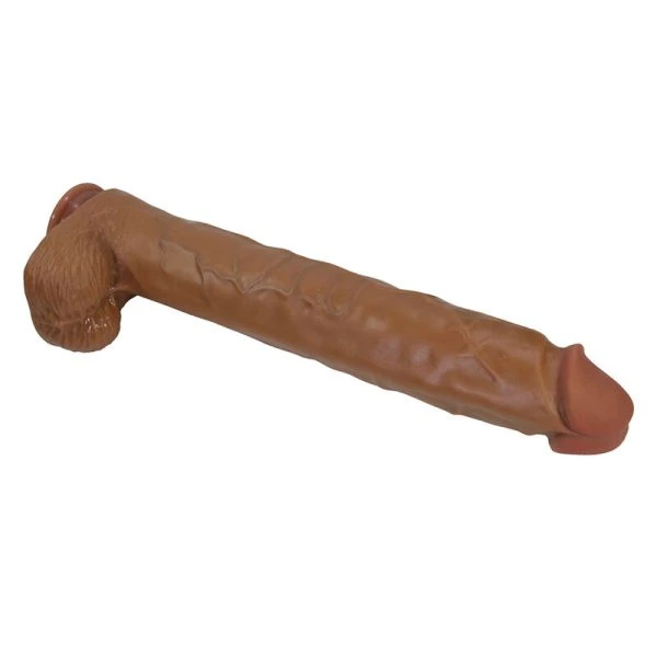 Pretty Love Realistischer Dildo mit Saugnapf, 40 cm, braun