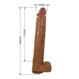 Pretty Love Realistischer Dildo mit Saugnapf, 40 cm, braun Pretty Love Realistischer Dildo mit Saugnapf, 40 cm, braun – Bild 5