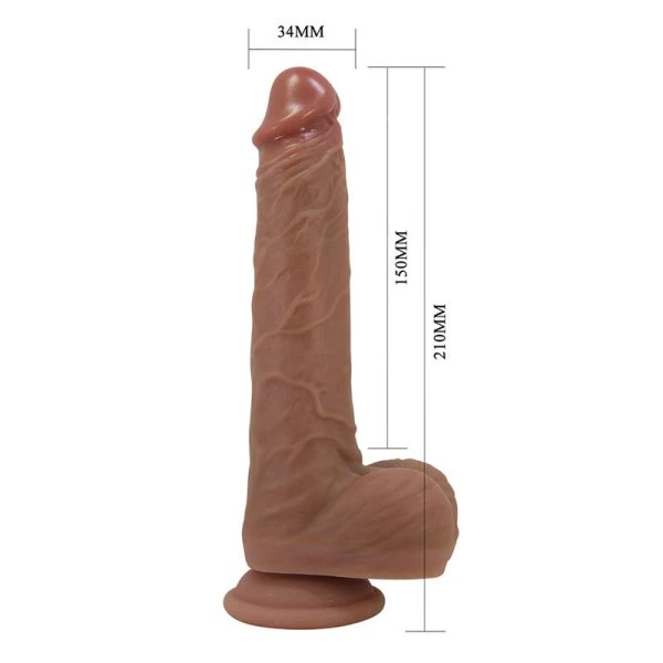 Pretty Love Jonathan Stoßvibrator mit Fernbedienung, braun