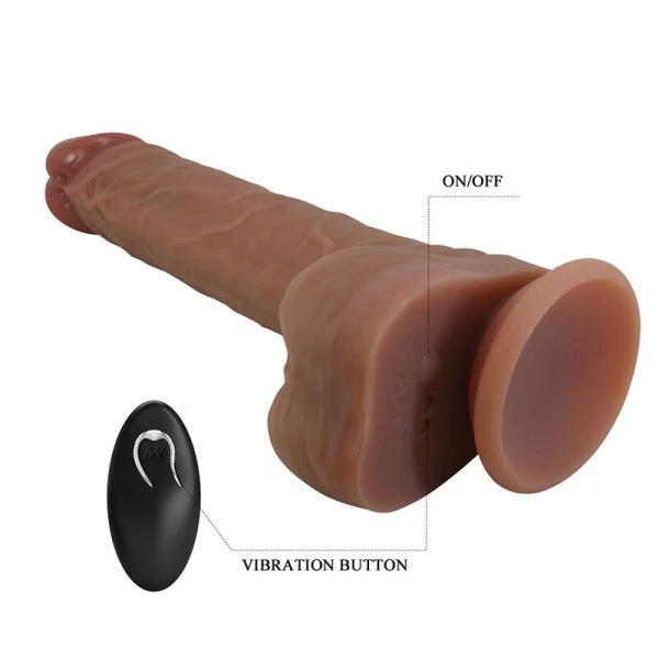 Pretty Love Jonathan Stoßvibrator mit Fernbedienung, braun
