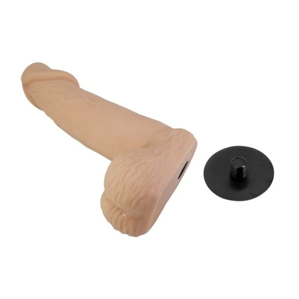 Pretty Love Zane Harness mit flexiblem Dildo 17 cm natur