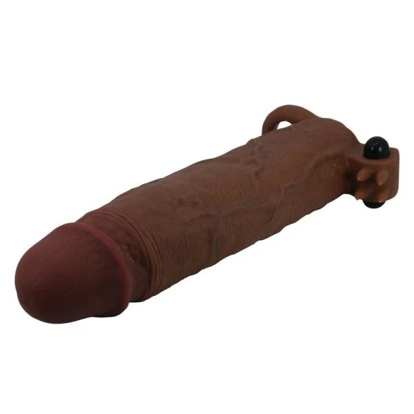 Pretty Love Xerxes Vibrator-Penishülle 22 cm braun