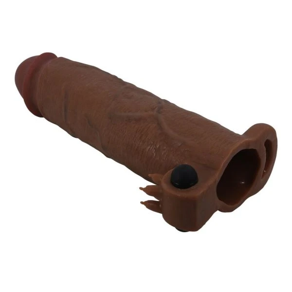 Pretty Love Xerxes Vibrator-Penishülle 22 cm braun