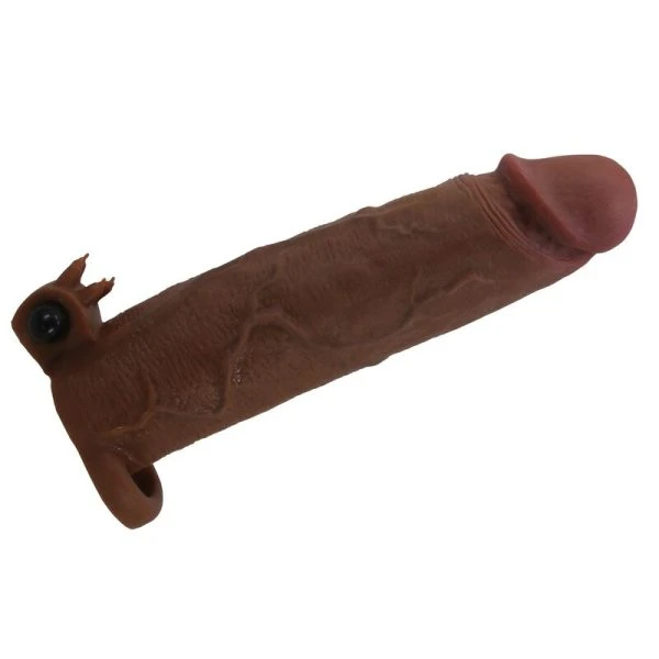 Pretty Love Xerxes Vibrator-Penishülle 22 cm braun