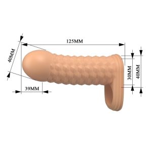 Pretty Love Wolfram Penisextender Sleeve 11,5 cm Ø 3,8 cm natural Pretty Love Wolfram Penisextender Sleeve 11,5 cm Ø 3,8 cm natural – Bild 6