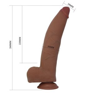 Pretty Love Ulric Realistischer TPE-Dildo 26 cm, braun Pretty Love Ulric Realistischer TPE-Dildo 26 cm, braun – Bild 6