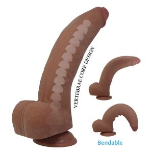 Pretty Love Ulric Realistischer TPE-Dildo 26 cm, braun Pretty Love Ulric Realistischer TPE-Dildo 26 cm, braun – Bild 7