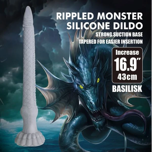 Power Monsters Basilisk Silicone Dildo 43 cm Ø 5 cm