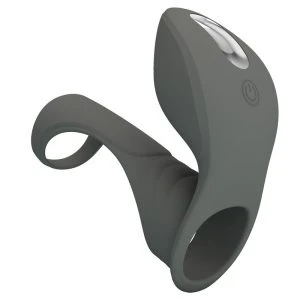 Pretty Love Vibrationsring mit Doppelstimulator, wiederaufladbar
