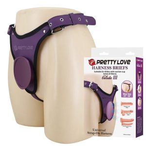 Pretty Love Universal Strap-On Harness Slips Lila Schwarz Pretty Love Universal Strap-On Harness Slips Lila Schwarz – Bild 1