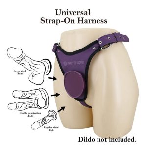Pretty Love Universal Strap-On Harness Slips Lila Schwarz Pretty Love Universal Strap-On Harness Slips Lila Schwarz – Bild 5