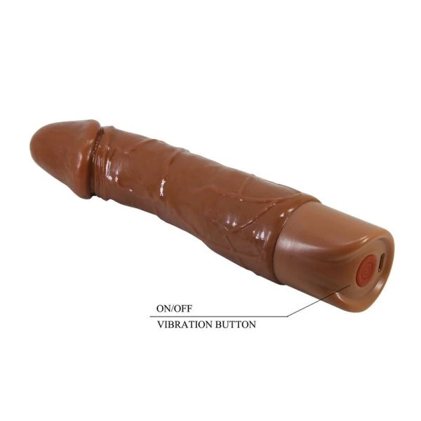 Pretty Love Realistischer Vibrator Donald 19,5 cm, braun