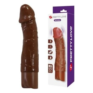 Pretty Love Realistischer Vibrator Donald 19,5 cm, braun