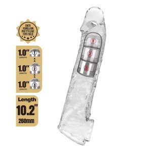 Pretty Love Penisverlängerungshülle 26 cm mit Saugnapf transparent Pretty Love Penisverlängerungshülle 26 cm mit Saugnapf transparent – Bild 5