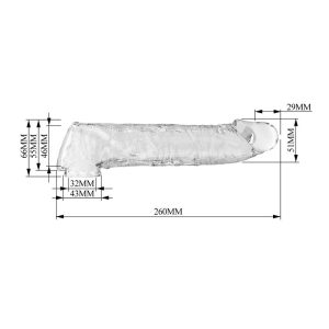 Pretty Love Penisverlängerungshülle 26 cm mit Saugnapf transparent Pretty Love Penisverlängerungshülle 26 cm mit Saugnapf transparent – Bild 9