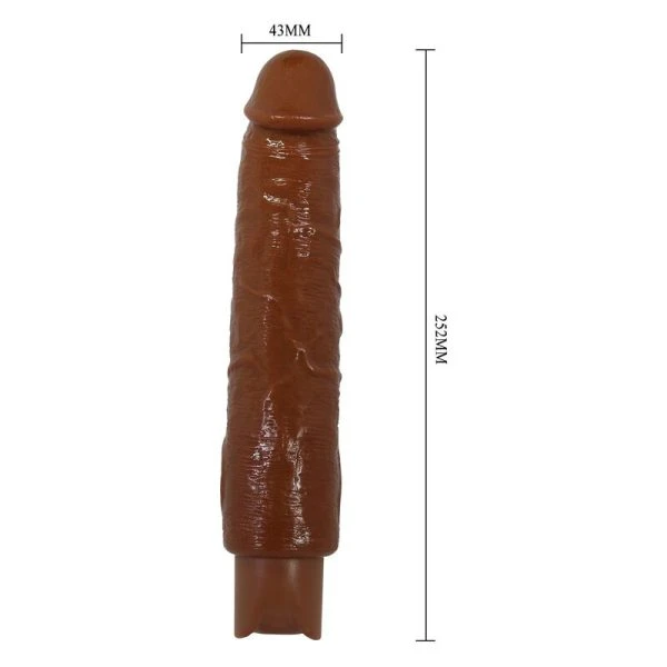PDX Extreme Pretty Love Gavin Realistische Vibrator 25 cm bruin
