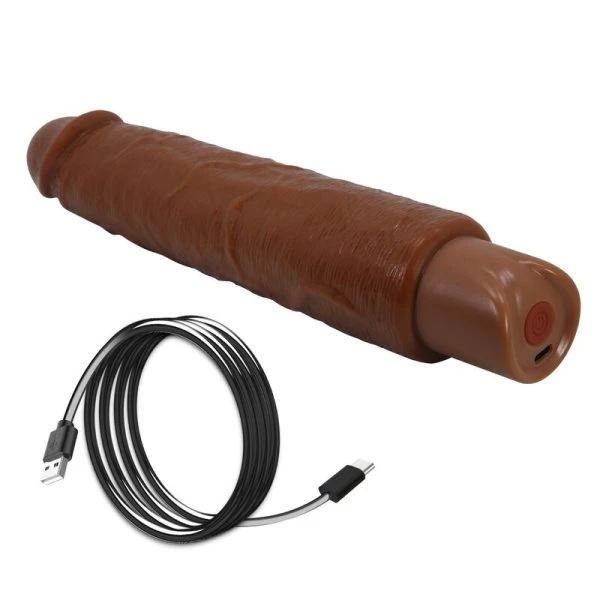 PDX Extreme Pretty Love Gavin Realistische Vibrator 25 cm bruin