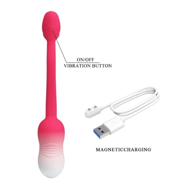 Pretty Love App-gesteuertes Vibrationsei mit 12 Funktionen, pink