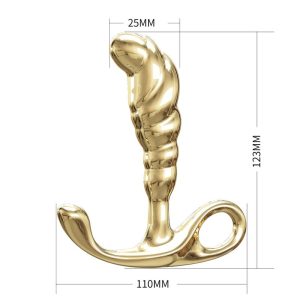Pretty Love Jack Prostate Massager in Zinc Alloy Gold Pretty Love Jack Prostate Massager in Zinc Alloy Gold - Image 7