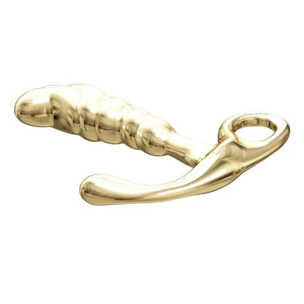 Pretty Love Jack Prostate Massager in Zinc Alloy Gold