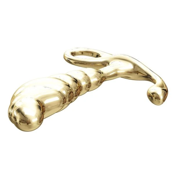 Pretty Love Jack Prostate Massager in Zinc Alloy Gold