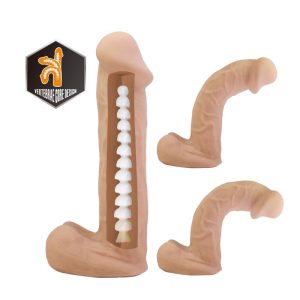 Pretty Love Kaspar Harness mit flexiblem Dildo 21 cm, Ø 5 cm, natur Pretty Love Kaspar Harness mit flexiblem Dildo 21 cm, Ø 5 cm, natur – Bild 5