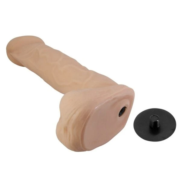 Pretty Love Kaspar Harness mit flexiblem Dildo 21 cm, Ø 5 cm, natur