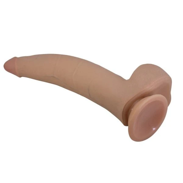 Pretty Love Quinlan Dildo mit Saugnapf, 26 cm, natur