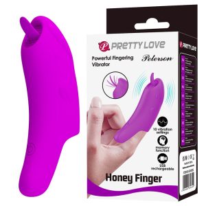 Pretty Love Peterson Honey Fingervibrator wiederaufladbar lila Pretty Love Peterson Honey Fingervibrator wiederaufladbar lila – Bild 1