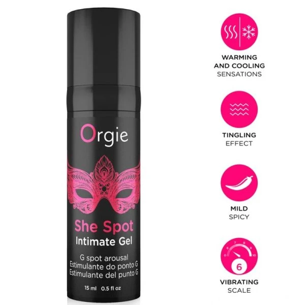 Orgie SHE Spot G-Point Intimate Gel 15 ml Stimulating Arousal Gel