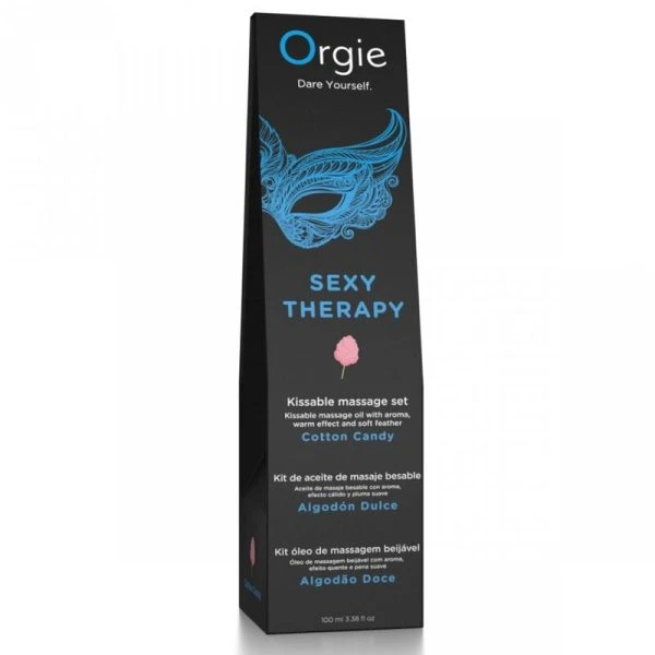 Orgie Lippenmassage-Set mit Zuckerwatte-Duft 100 ml