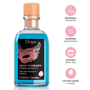 Orgie Lippenmassage-Set mit Zuckerwatte-Duft 100 ml