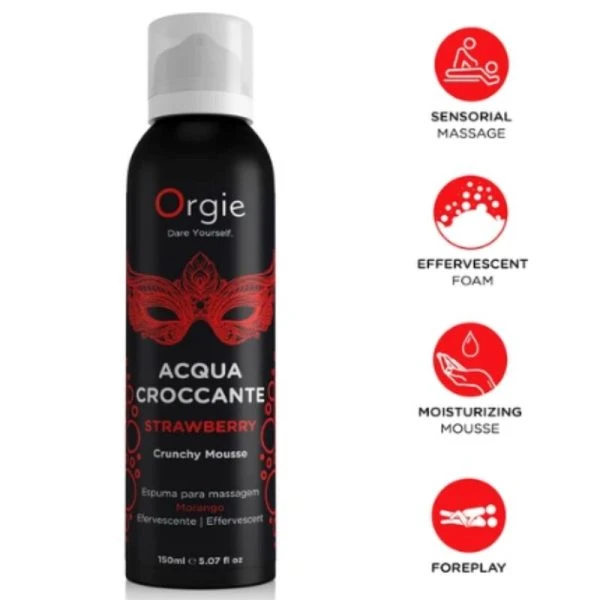 Orgie Acqua Croccante Erdbeer Massageschaum 150 ml