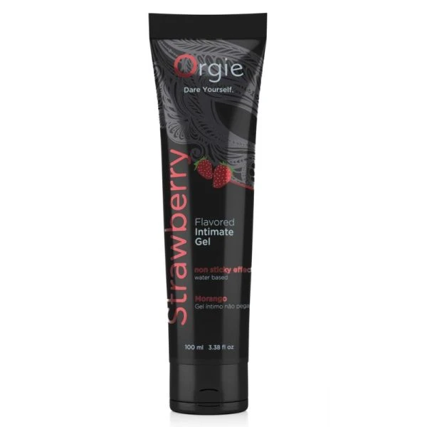 Orgie Gleitgel Erdbeere kussbar wasserbasiert 100 ml