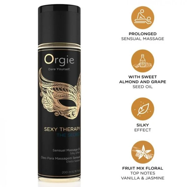 Orgie Sexy Therapy Massageöl für sinnliche Massagen, 200 ml