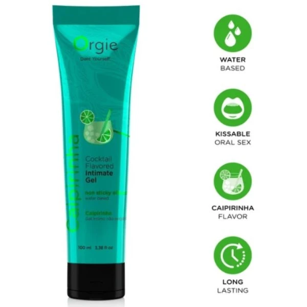 Orgie Gleitgel Cocktail Caipirinha küssbares Intimgel 100 ml