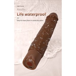 Pretty Love Kessler Realistischer Vibrationsdildo mit Stoßfunktion 22 cm Braun Pretty Love Kessler Realistischer Vibrationsdildo mit Stoßfunktion 22 cm Braun – Bild 7