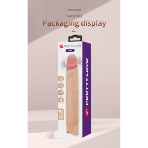 Pretty Love Kessler Realistischer Vibrationsdildo mit Stoßfunktion, 22 cm, natur Pretty Love Kessler Realistischer Vibrationsdildo mit Stoßfunktion, 22 cm, natur – Bild 14