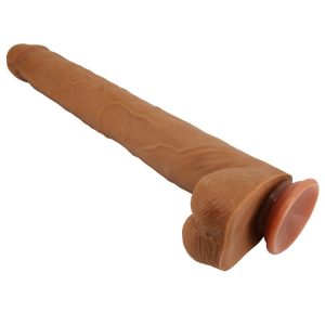 Pretty Love realistische TPE-dildo Viggo 37 cm bruin met zuignap Pretty Love realistische TPE-dildo Viggo 37 cm bruin met zuignap - Afbeelding 8