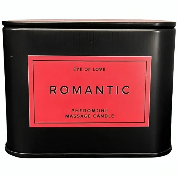 Eye of Love Romantische Massagekaars voor Mannen met Feromonen