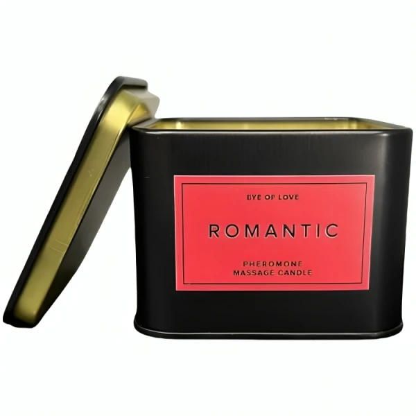 Eye of Love Romantische Massagekaars voor Mannen met Feromonen