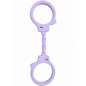 Diablo Picante Silikon-Handschellen malve für Rollenspiele Diablo Picante Silikon-Handschellen malve für Rollenspiele – Bild 1